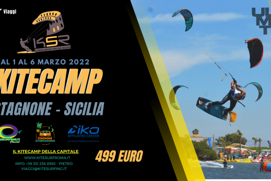 Kitecamp allo Stagnone con Kitesurf Roma